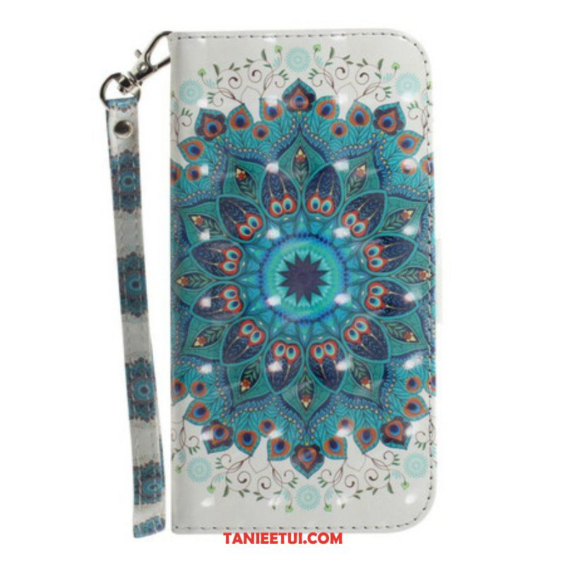 Etui Folio do Samsung Galaxy S21 FE z Łańcuch Mistrzowska Mandala Z Paskiem