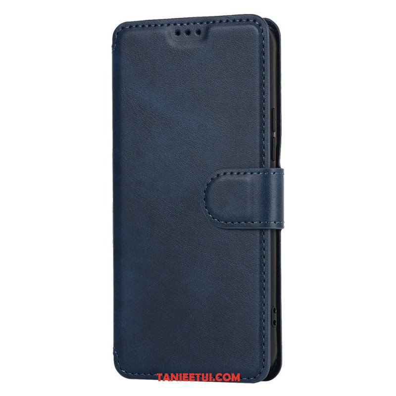 Etui Folio do Samsung Galaxy S22 5G Efekt Matowej Skóry W Stylu Vintage