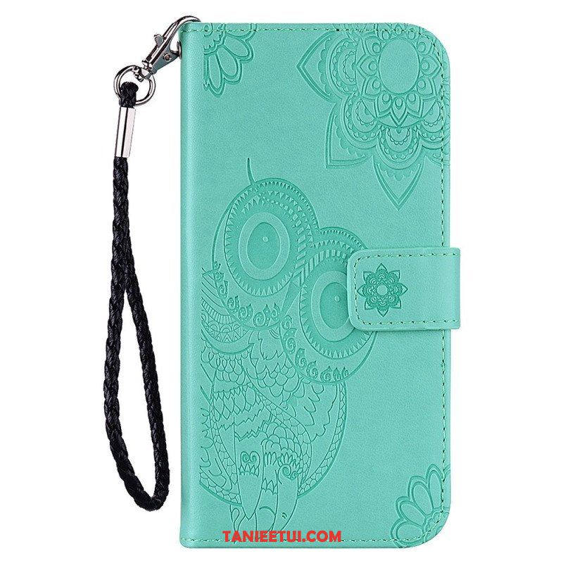 Etui Folio do Samsung Galaxy S23 5G Sowa Mandala I Smycz