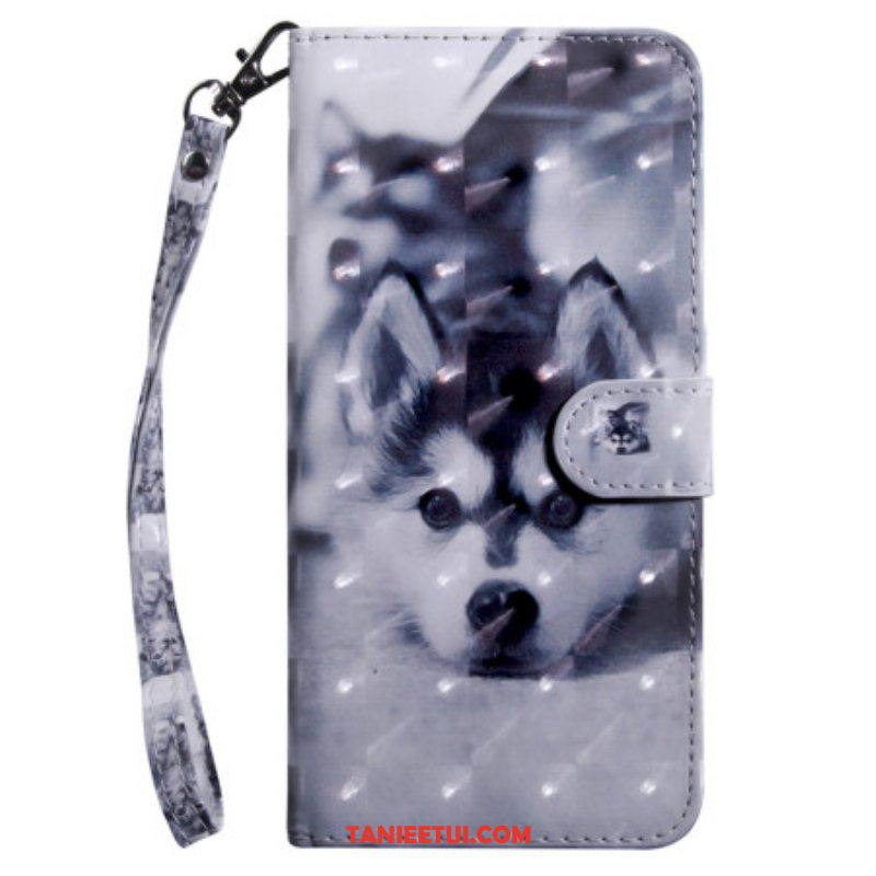 Etui Folio do Samsung Galaxy S23 5G z Łańcuch Stringi Husky