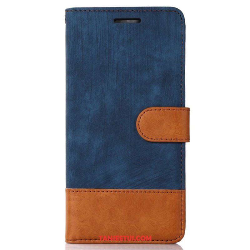 Etui Folio do Samsung Galaxy S23 Plus 5G Dwukolorowy W Dotyku