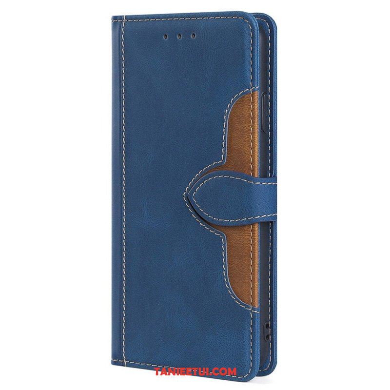 Etui Folio do Samsung Galaxy S23 Ultra 5G Dwukolorowy Kwiatowy