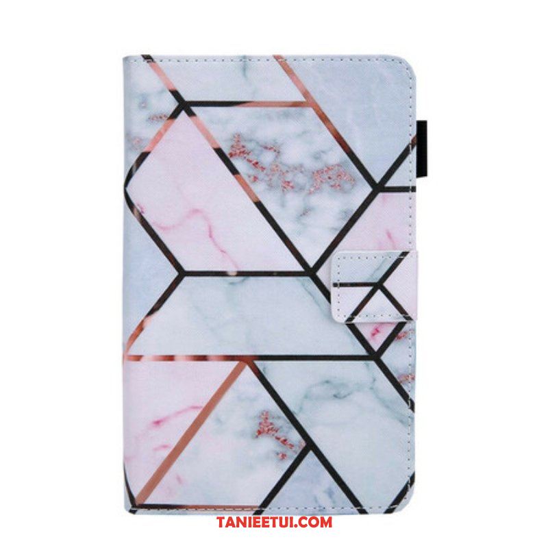 Etui Folio do Samsung Galaxy Tab A7 Lite Geometryczny Marmur