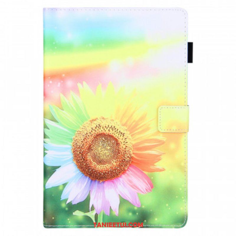Etui Folio do Samsung Galaxy Tab A8 (2021) Kwiaty W Słońcu