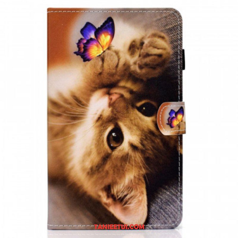 Etui Folio do Samsung Galaxy Tab A8 (2021) Mój Kotek I Motyl