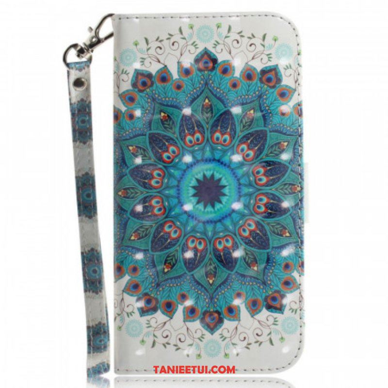 Etui Folio do Sony Xperia 1 IV z Łańcuch Paskowata Mandala