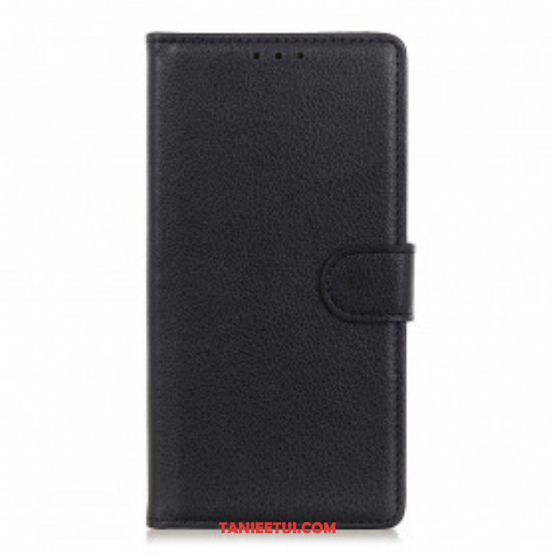 Etui Folio do Sony Xperia 5 III Tradycyjna Sztuczna Skóra Liczi