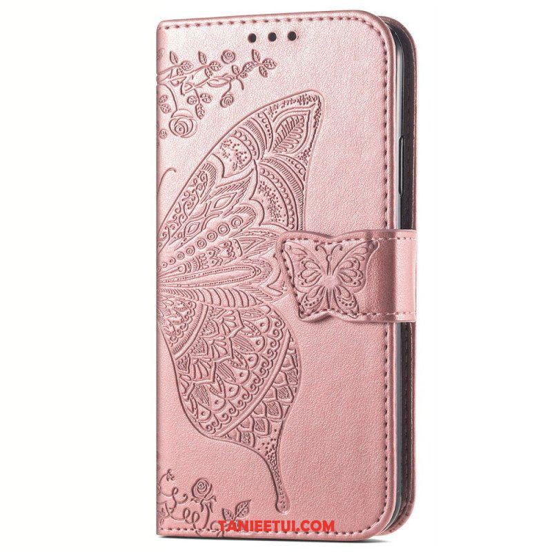 Etui Folio do Vivo Y35 Barokowy Motyl