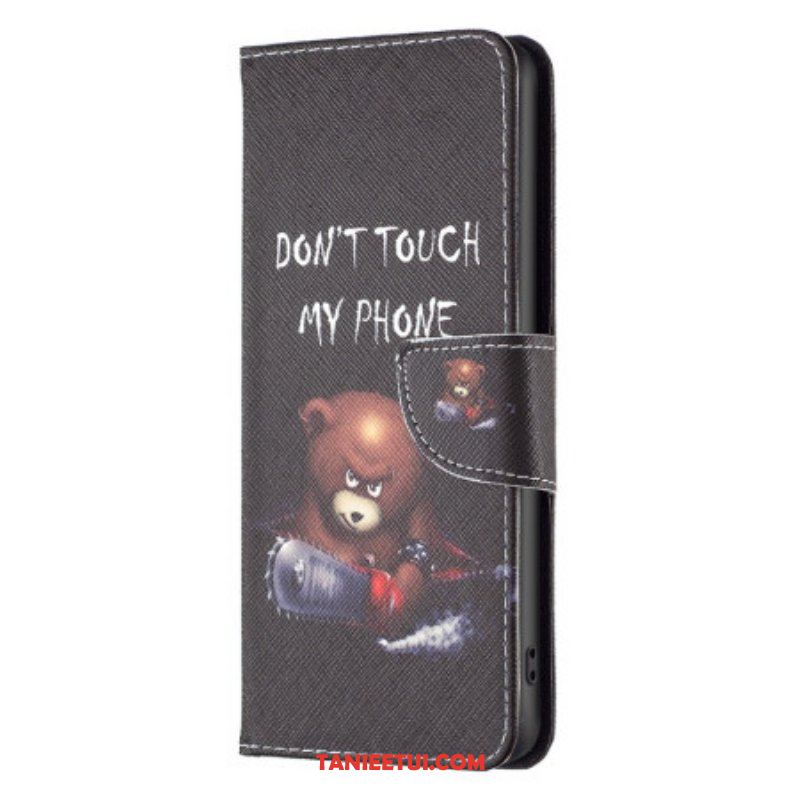 Etui Folio do Xiaomi 12T / 12T Pro Niebezpieczny Niedźwiedź