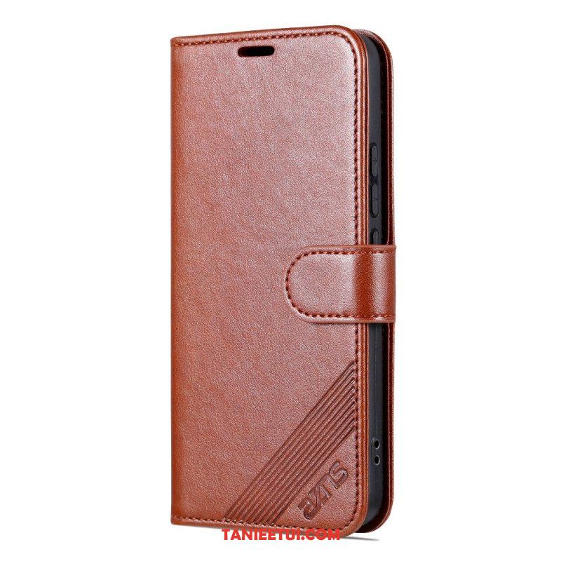 Etui Folio do Xiaomi 13 Efekt Skóry Azns