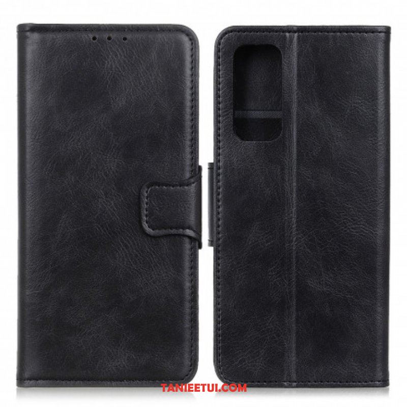 Etui Folio do Xiaomi Redmi Note 10 / 10S Dwustronne Zapięcie Z Efektem Skóry