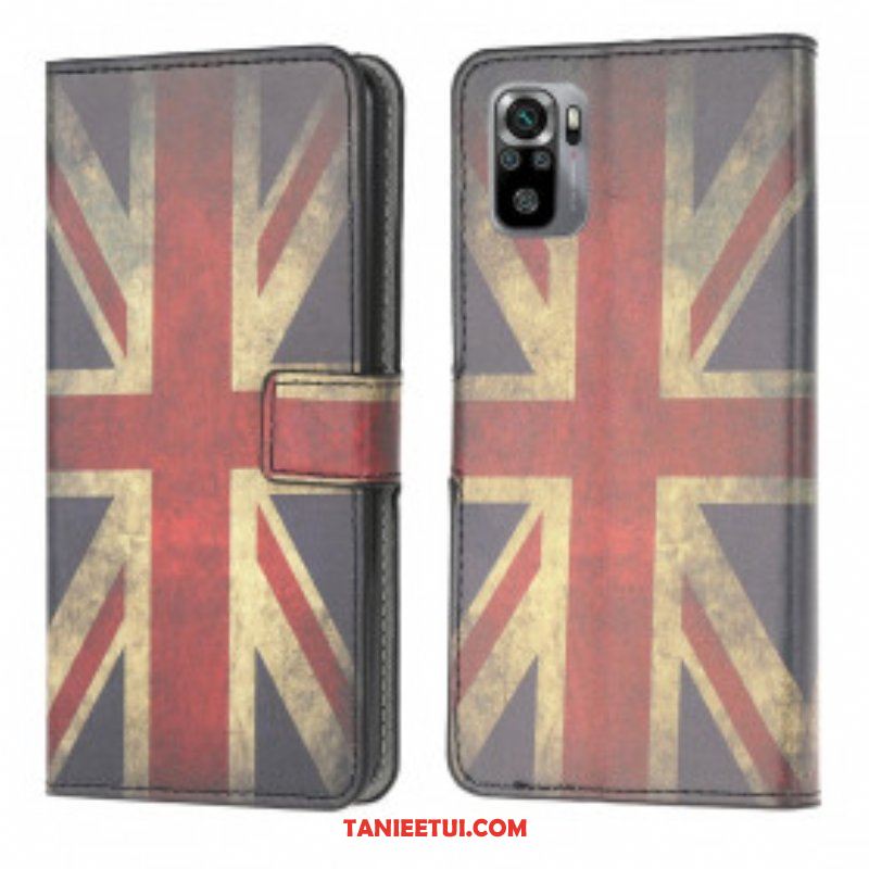 Etui Folio do Xiaomi Redmi Note 10 / 10S Flaga Anglii