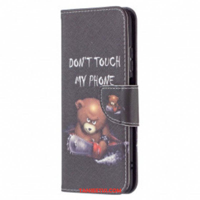Etui Folio do Xiaomi Redmi Note 10 / 10S Niebezpieczny Niedźwiedź