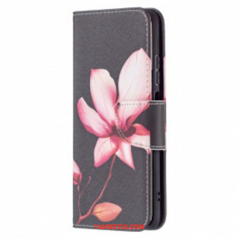 Etui Folio do Xiaomi Redmi Note 10 / 10S Różowy Kwiat