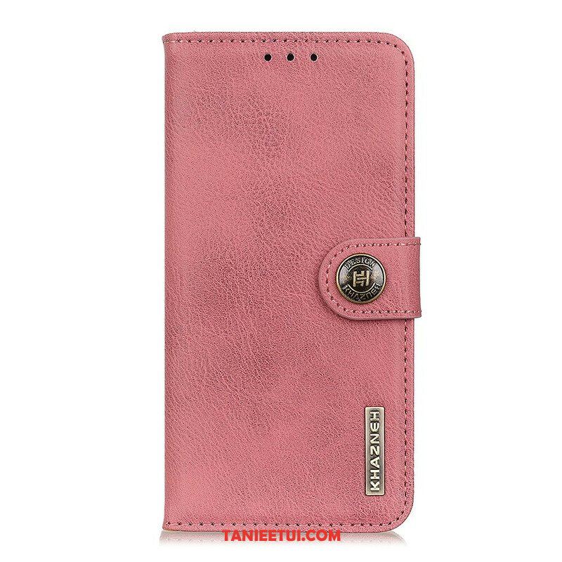 Etui Folio do Xiaomi Redmi Note 10 5G Khazneh Dwoina Ze Sztucznej Skóry W Stylu Retro