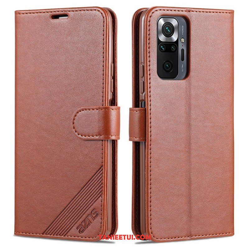 Etui Folio do Xiaomi Redmi Note 10 Pro Sztuczna Skóra Azns