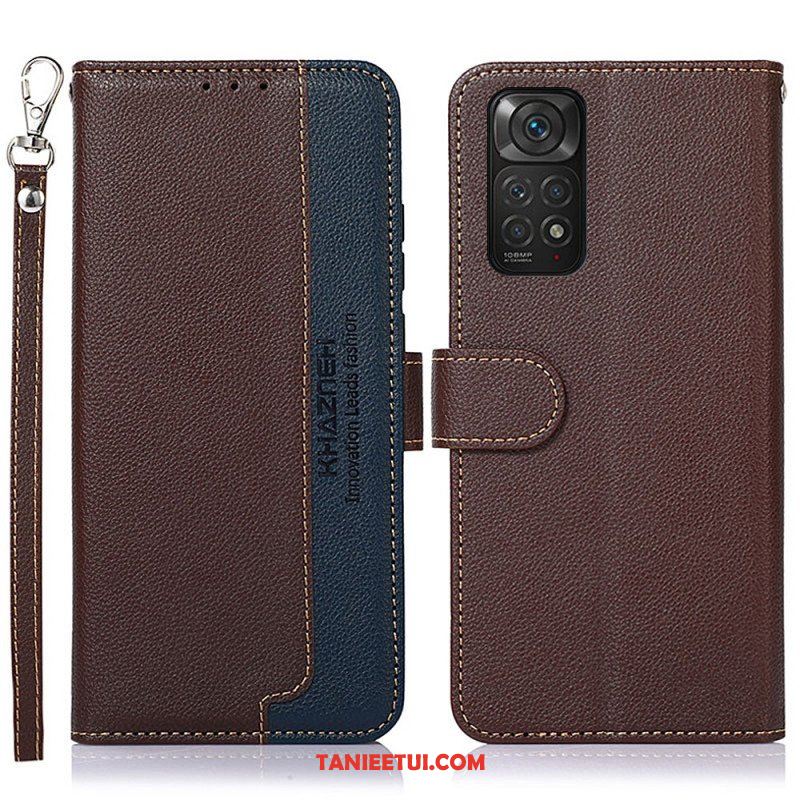 Etui Folio do Xiaomi Redmi Note 11 / 11S Rfid Khazneh W Stylu Liczi