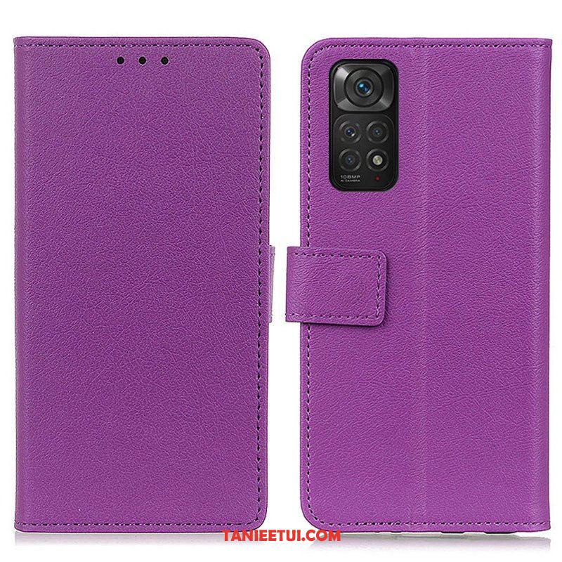 Etui Folio do Xiaomi Redmi Note 11 / 11S Wysokiej Jakości Sztuczna Skóra Liczi