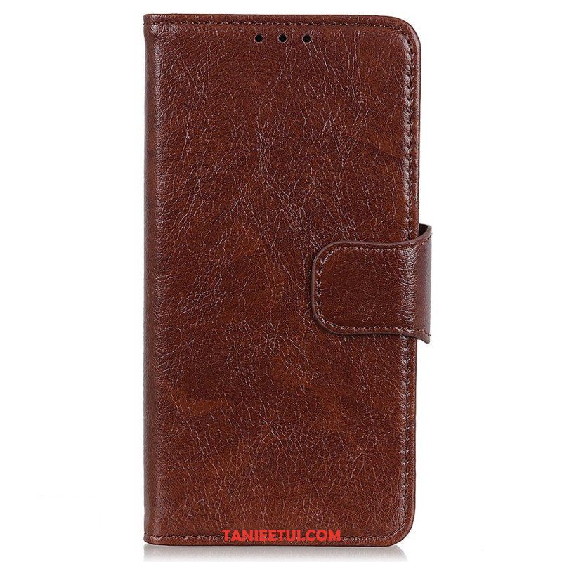 Etui Folio do Xiaomi Redmi Note 12 4G Dwoina Skóry Nappa