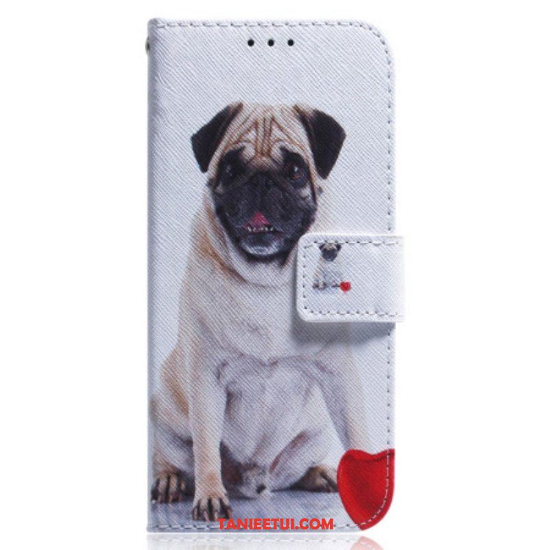 Etui Folio do Xiaomi Redmi Note 12 4G Mops Pies