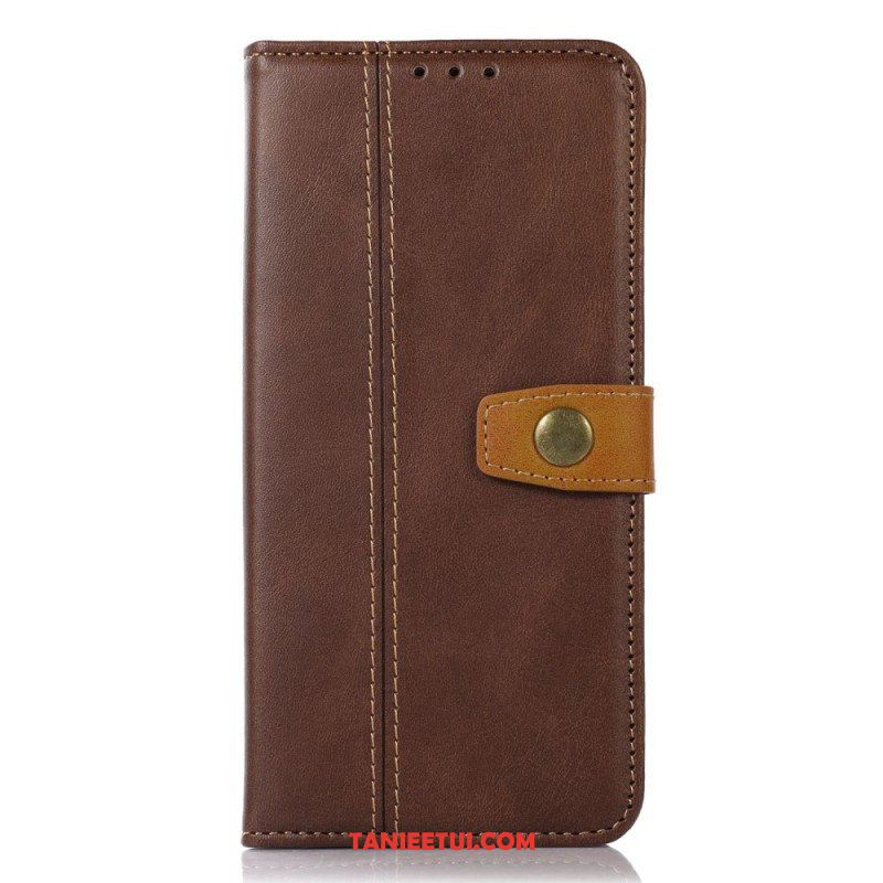 Etui Folio do Xiaomi Redmi Note 12 4G Taśma Tapicerska