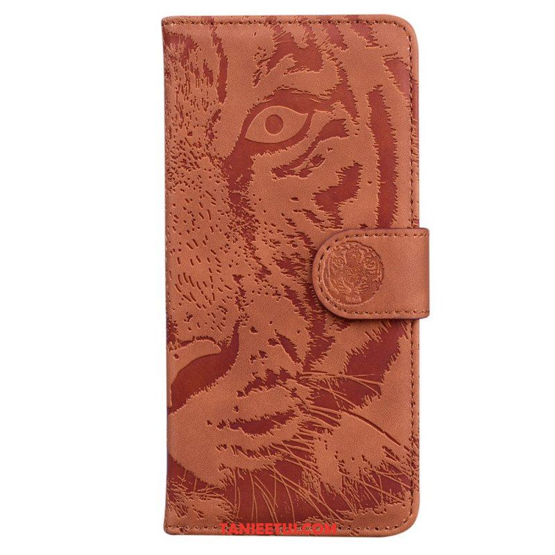 Etui Folio do Xiaomi Redmi Note 12 4G Ślad Tygrysa