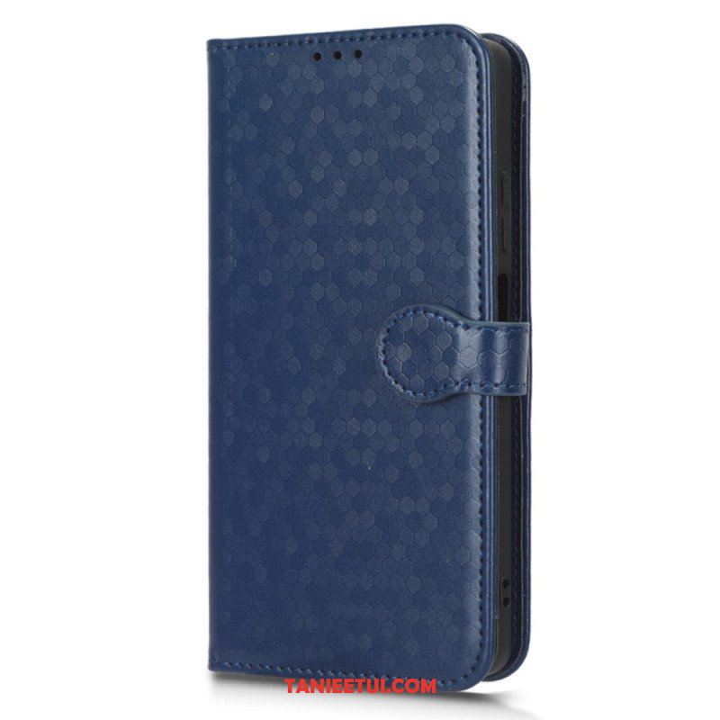 Etui Folio do Xiaomi Redmi Note 12 Pro Plus z Łańcuch Wzór 3d Na Ramiączkach