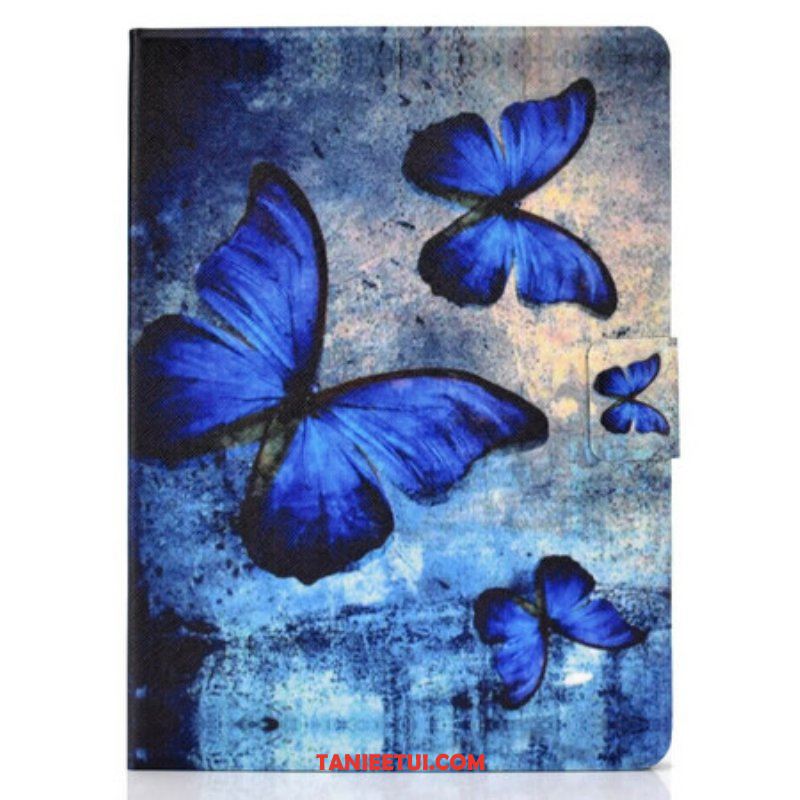 Etui Folio do iPad Pro 11" (2022) Niebieskie Motyle