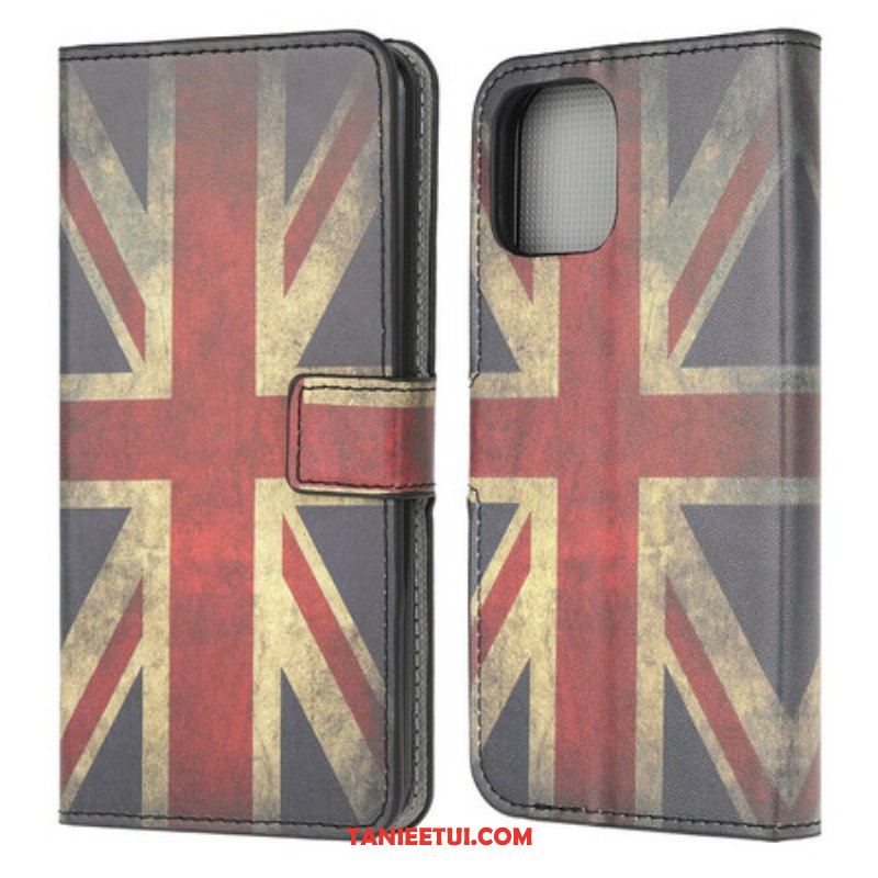 Etui Folio do iPhone 13 Mini Flaga Anglii