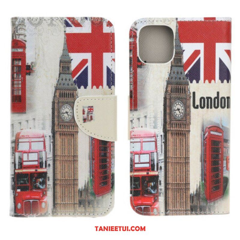 Etui Folio do iPhone 13 Mini Życie W Londynie