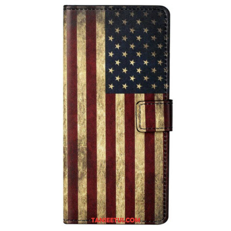 Etui Folio do iPhone 13 Pro Max Flaga Usa