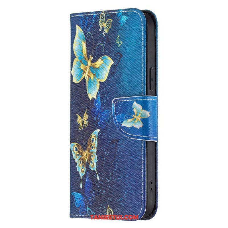 Etui Folio do iPhone 13 Pro Max Niesamowite Motyle