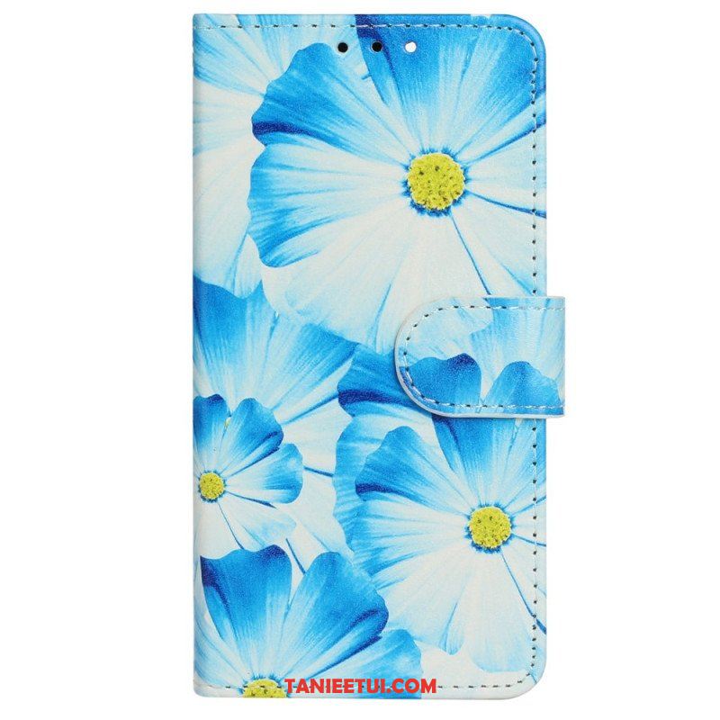 Etui Folio do iPhone 14 Kwiaty