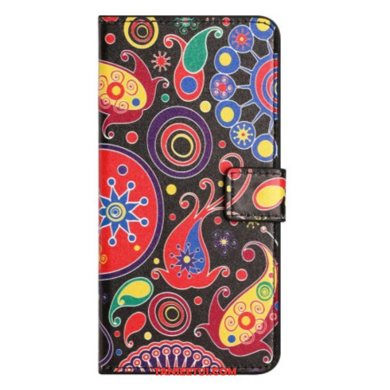 Etui Folio do iPhone 14 Pro Wzór Galaktyki