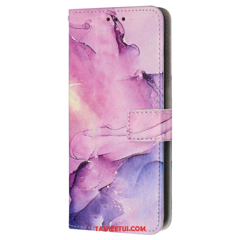 Etui Folio do iPhone 15 Pro Max Styl Marmurkowy