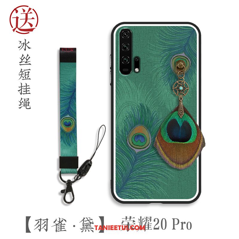 Etui Honor 20 Pro Trudno Pawie Chiński Styl, Futerał Honor 20 Pro Cienkie Nowy Anti-fall