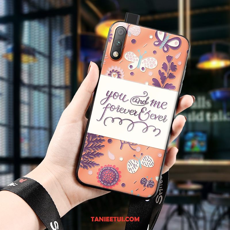 Etui Honor 9x Relief Młodzież Ochraniacz, Futerał Honor 9x Miękki Osobowość Kwiaty Orange