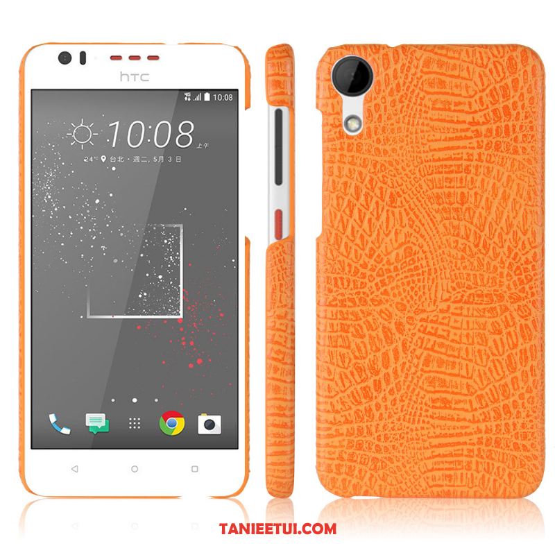 Etui Htc Desire 825 Wzór Krokodyla Telefon Komórkowy Ochraniacz, Obudowa Htc Desire 825 Skórzany Futerał Anti-fall Orange