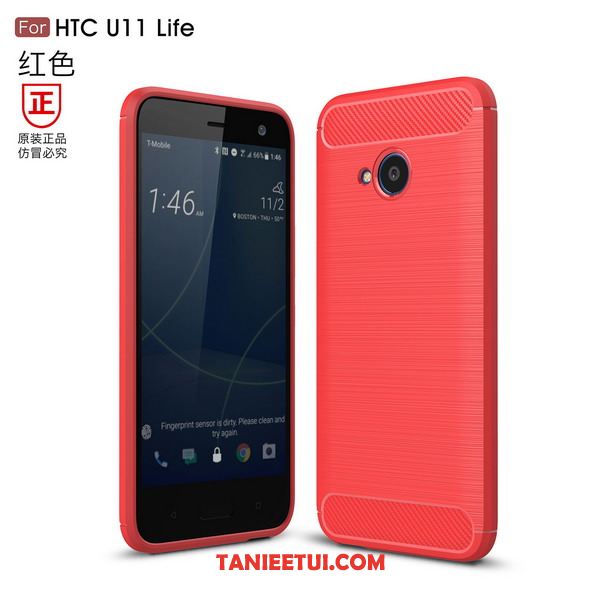 Etui Htc U11 Life Ochraniacz Miękki Czerwony, Futerał Htc U11 Life Anti-fall All Inclusive Telefon Komórkowy