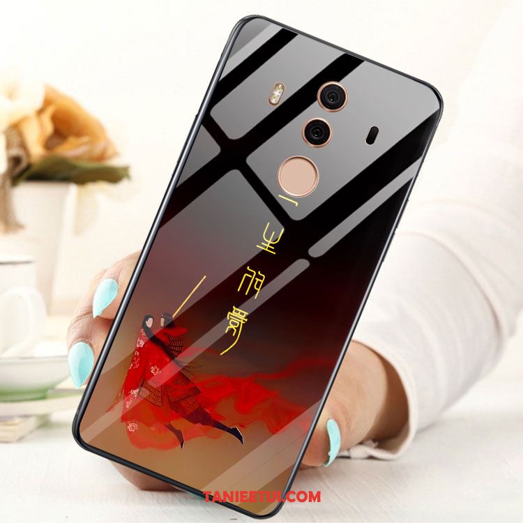 Etui Huawei Mate 10 Pro Czerwony Telefon Komórkowy Szkło Hartowane, Pokrowce Huawei Mate 10 Pro