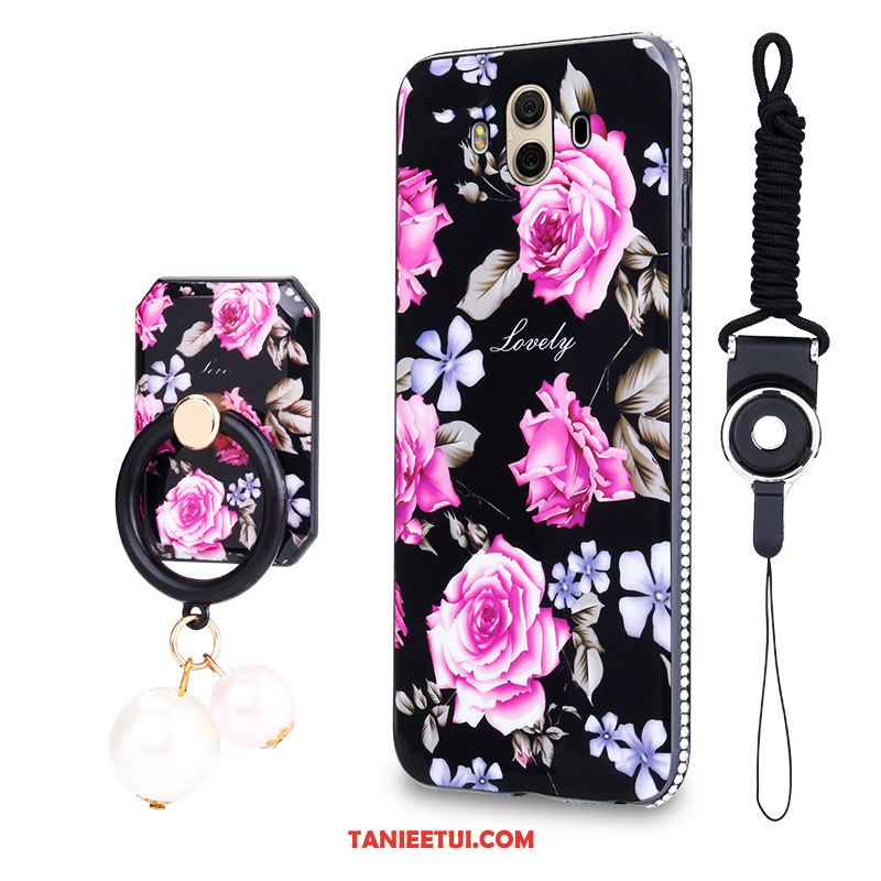 Etui Huawei Mate 10 Silikonowe Wiszące Ozdoby Anti-fall, Pokrowce Huawei Mate 10 Telefon Komórkowy Kreatywne Rhinestone