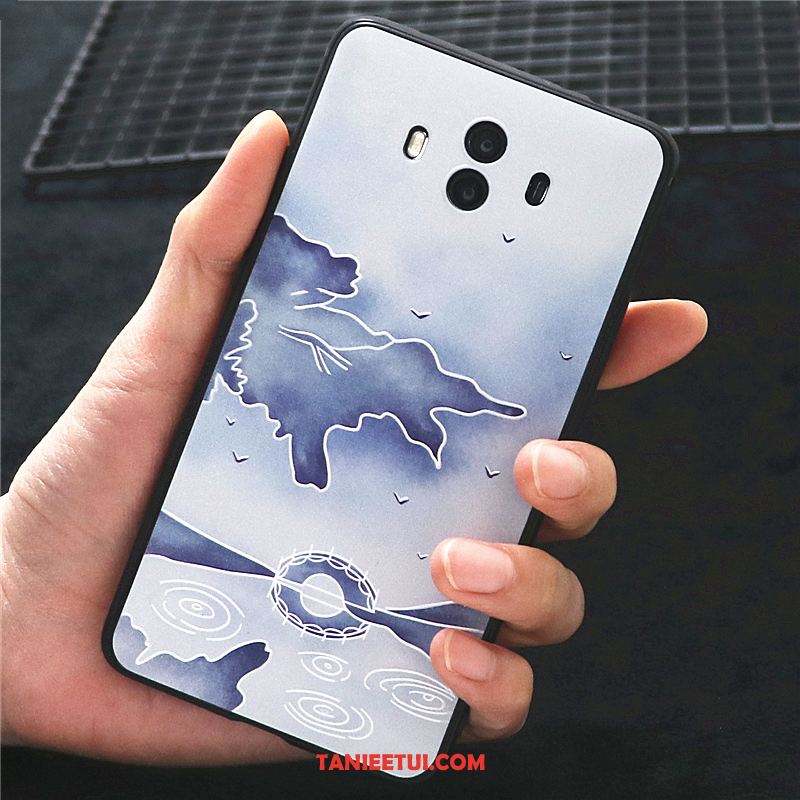 Etui Huawei Mate 10 Wiszące Ozdoby Silikonowe Nubuku, Futerał Huawei Mate 10 All Inclusive Wiatr Niebieski