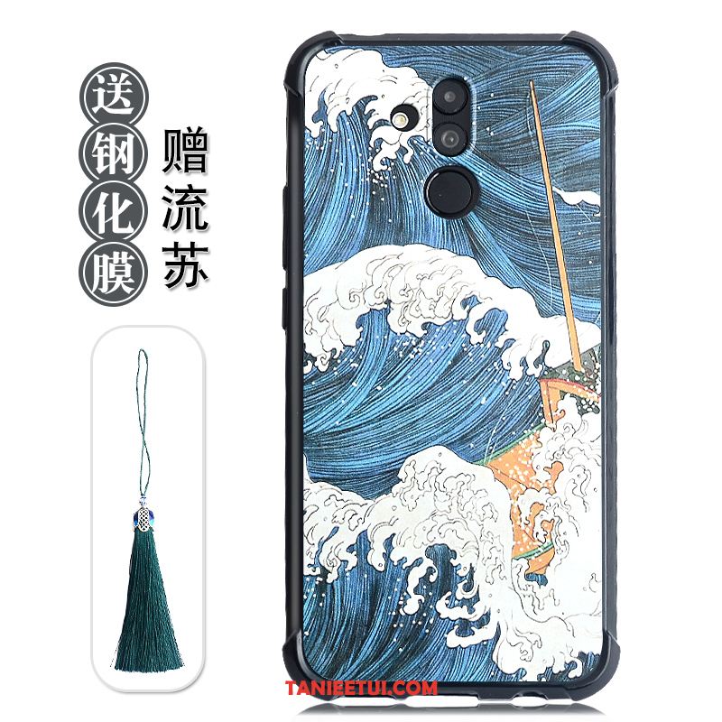 Etui Huawei Mate 20 Lite Niebieski Miękki Z Frędzlami, Obudowa Huawei Mate 20 Lite Balon Kreatywne Silikonowe