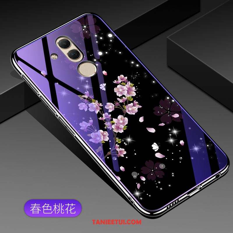 Etui Huawei Mate 20 Lite Tendencja Purpurowy Ochraniacz, Futerał Huawei Mate 20 Lite Szkło Telefon Komórkowy Anti-fall