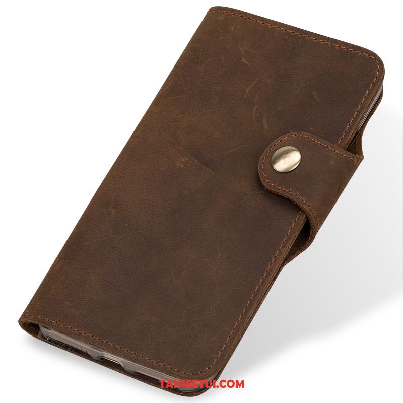 Etui Huawei Mate 20 Rs All Inclusive Kreatywne Ochraniacz, Obudowa Huawei Mate 20 Rs Żółty Prawdziwa Skóra Vintage Braun