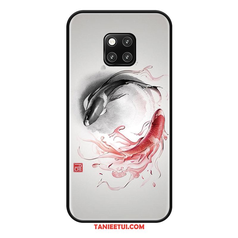 Etui Huawei Mate 20 Rs Kreatywne Wiszące Ozdoby Chiński Styl, Futerał Huawei Mate 20 Rs Czarny Silikonowe Szary