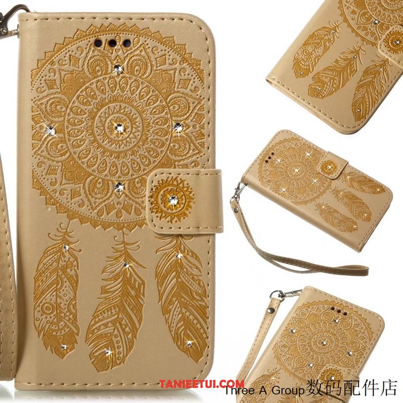 Etui Huawei Mate 20 Rs Ochraniacz Klapa Złoto, Obudowa Huawei Mate 20 Rs Gwiazda Karta Rhinestone