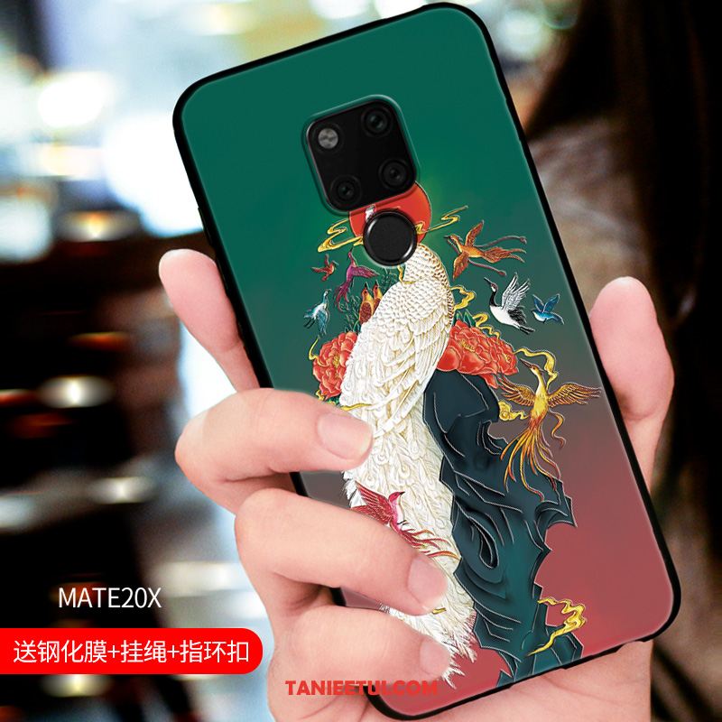 Etui Huawei Mate 20 X Miękki Cienkie Nowy, Pokrowce Huawei Mate 20 X All Inclusive Relief Telefon Komórkowy