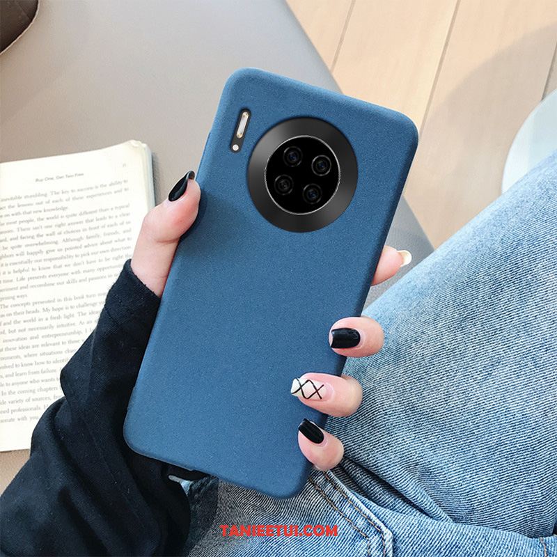 Etui Huawei Mate 30 Pro All Inclusive Proste Anti-fall, Futerał Huawei Mate 30 Pro Ring Niebieski Tendencja