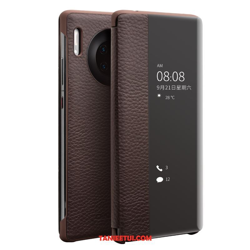 Etui Huawei Mate 30 Telefon Komórkowy All Inclusive Ochraniacz, Pokrowce Huawei Mate 30 Anti-fall Braun